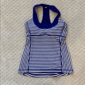Lululemon striped sports tank
